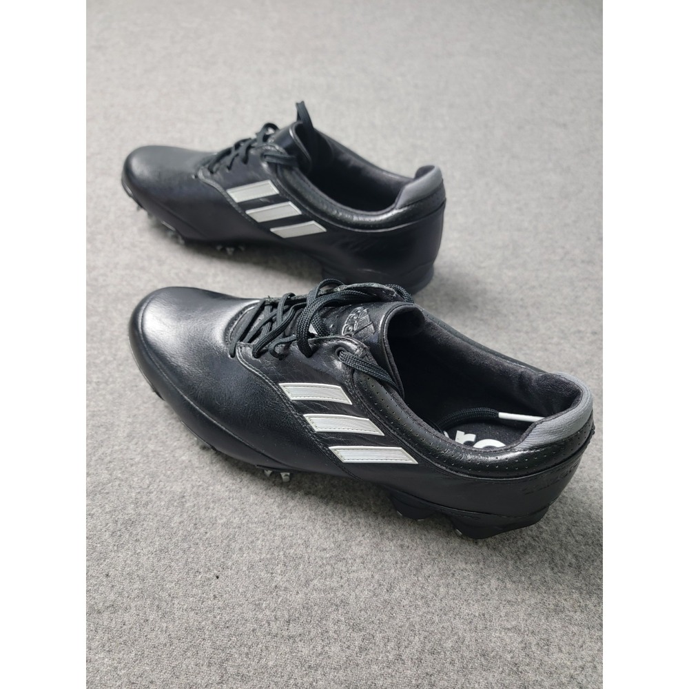 Adidas Adizero Men's Black Leather Golf Shoes Spikeless Cleats US 8.5 - Picture 4 of 7